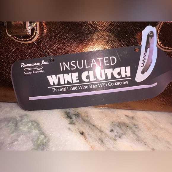 Insulated Wine Clutch & Foldable Wine ToGo Bottle - Picture 2 of 11